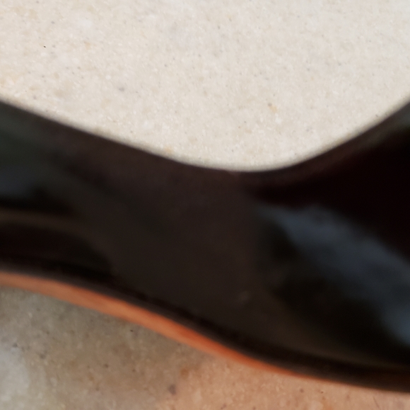 Authentic vintage black patent leather and python/reptile shoes - Picture 13 of 15